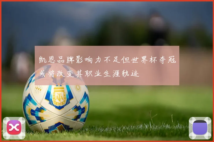 凯恩品牌影响力不足但世界杯夺冠或将改变其职业生涯轨迹